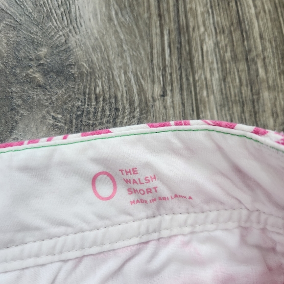 Lilly Pulitzer Pink White Yacht Sea Walsh Sailboat Print Shorts 0 - Picture 10 of 14